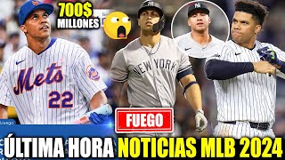 JUAN SOTO A LOS METS STANTON LE MANDA FUEGO A SOTO KERSHAW RECHAZA A DODGERS GLEYBER FUERA MLB [upl. by Anide416]