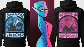 Custom REVERSIBLE Lore Olympus Merch 💙🩷 [upl. by Tnarg760]