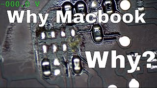 Macbook Air logic board repair PMSLPS4L missing [upl. by Yleme]