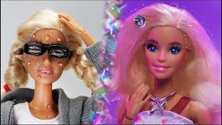 Total Doll Makeover Miniature DIY Ideas And Transformations 🤩 [upl. by Olnek706]