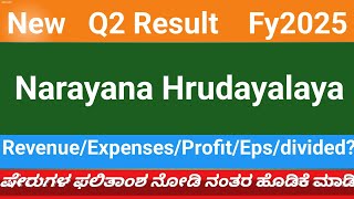 Narayana Hrudayalaya Q2 result 2025 Narayana Hrudayalaya result today  Narayana Hrudayalaya share [upl. by Beutner]