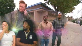 Ice Cube Kevin Hart And Conan Share A Lyft Car  Reaction [upl. by Adelaide697]