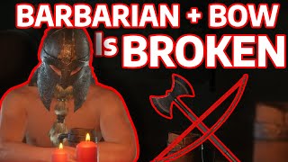 Barbarian With A Bow is BROKEN  Dark and Darker Multi Class PvP [upl. by Baun]