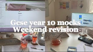 Gcse year 10 mocks revision  weekend  gcse diaries [upl. by Ume]