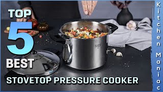 Top 5 Best Stovetop Pressure Cookers Review in 2023 [upl. by Aitnauq913]