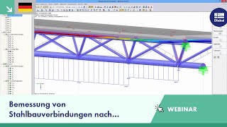 Webinar Bemessung von Stahlbauverbindungen nach Eurocode 3 mit RFEM 5 und RSTAB 8 [upl. by Lanoil]