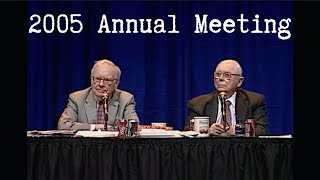 2005 Berkshire Hathaway Annual Meeting Full Version [upl. by Nhguavahs]