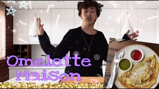 TUTO CUISINE  COMMENT FAIRE UNE OMELETTE [upl. by Esiouqrut]