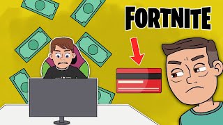 Ele roubou o cartão de crédito dos pais para fortnite [upl. by Dinnie]