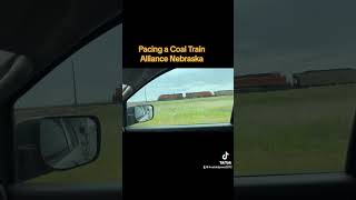 Pacing a Coal Train Alliance Nebraska [upl. by Sy]