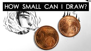 How small can I draw  The Penny Challenge [upl. by Arrej340]