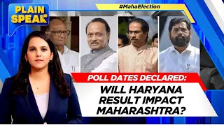 Polls Dates Declared Will Haryana Result Impact Maharashtra  Maharashtra Elections  News18 [upl. by Pardo]