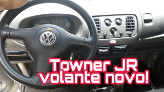 volante da towner jr como trocar modificar adaptar um novo do vw polo hafei effa [upl. by Merriman447]