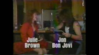 Jon Bon Jovi and Julie Brown Interview 1990 Part2 [upl. by Om]