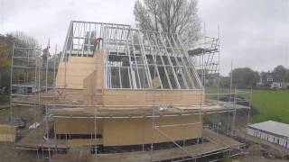 Bouw duurzame staalframe woning te Schipluiden [upl. by Allehcram160]