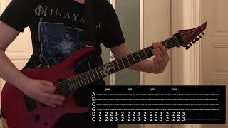 Bloodywood  Dana Dan Guitar Cover  Tabs [upl. by Jamila816]