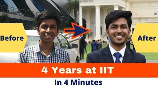 4 Years at IIT In 4 Minutes ❤️  IIT Roorkee  IITians Life  College Life [upl. by Nwahsirhc]