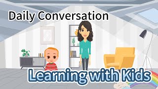 Daily Conversation  Learning English with Kids  Time to wake up  亲子英语互动会话  1 [upl. by Remlap611]