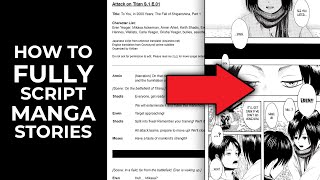 Scriptwriting How To Create SCRIPTS For Comic Manga And Webtoon Stories [upl. by Esilenna]