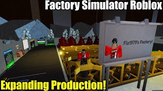 Satisfactory on Roblox  Expanding Production in Factory Simulator [upl. by Swamy876]