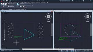 AutoCAD Xref Layer Property Overrides [upl. by Ecirp]