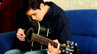 Chinese Gong Song on Guitar performed by Nick [upl. by Nithsa]