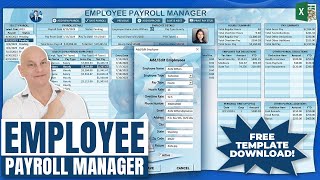 How To Create A Complete Employee Payroll In Excel  FREE DOWNLOAD [upl. by Laeahcim864]