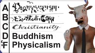 Worldview TierList Physicalism Buddhism Christanity  contains triggers Psychopathic cow [upl. by Yrocej50]