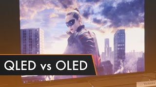 QLED vs OLED  Which is Better  CES 2017 [upl. by Ativad354]