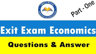 Economics Exit Exam Questions and Answer 2015  Exit Exam for Economics 2015 ECMoEE [upl. by Hercules213]