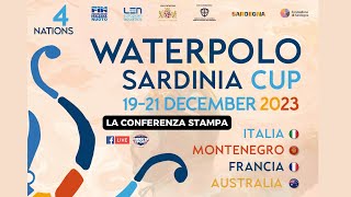 Pallanuoto – Water Polo Sardinia Cup 2023 – La Conferenza Stampa [upl. by Horner]