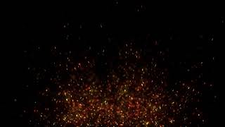 Fire Dust Particles Sparks Black Screen Effects Background HD 1080p [upl. by Ariaes558]