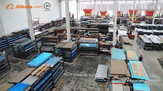 Factory Overview embossed steel platesteel door skincold rolledGA steel door panel [upl. by Nylorak401]