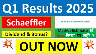 SCHAEFFLER Q1 results 2025  SCHAEFFLER results today  SCHAEFFLER Share News  SCHAEFFLER Share [upl. by Whitehurst976]