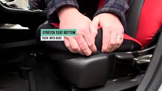 How to Install Faux Leather Car Seat Cover for Cars Van amp SUVs  FH Group® [upl. by Kalman544]