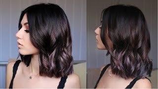 HOW TO Brown Roots to Lavender Hair Dye  Stella [upl. by Puto415]