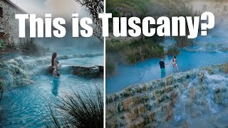 SWIMMING IN TUSCANYS HOT SPRINGS  Is Saturnia worth the hype [upl. by Trust433]