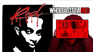 WHO SAID THIS ALBUM WAS MID  WHOLE LOTTA RED Group Reaction [upl. by Antonella]