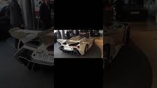 White Lamborghini veneno  exhaust sound 😱😱😱😱😱 [upl. by Newel413]