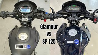 2023 Hero Glamour Xtec BS7 Vs Honda SP 125 BS7 Details Comparison  Price  Mileage  New Features🔥 [upl. by Rehpotsrik]