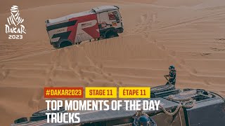 Trucks Top moments  Stage 11  Dakar2023 [upl. by Amye]