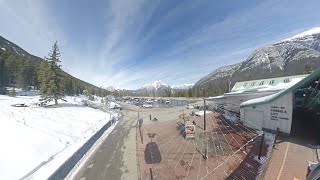 360 VR Gondola Ride in Banff Townsite Come and ride with us [upl. by Yssim]