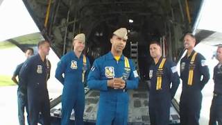 RideAlong  US Navy Blue Angels C130 quotFat Albertquot  Briefings  Indianapolis Airshow 2011 Part 1 [upl. by Fabyola68]