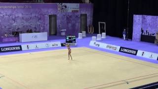 KUDRYAVTSEVA YANA RUS  CLUB FINALS RG WORLDS IZMIR 2014 [upl. by Nomad]