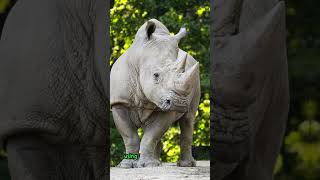 The Rhino Extinction Crisis How We Can Save This Majestic Species shorts buzzbilt [upl. by Eirot]