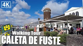 Caleta de Fuste  Fuerteventura  4K Walking Tour [upl. by Rehpotsirhc]