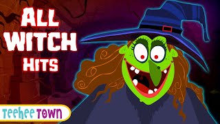 ALL WITCH HITS Haunted Adventures Halloween Song  Spooky Scary Skeleton Songs For Kids Teehee Town [upl. by Nomde]