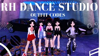 Outfit codes for Rh dance studio Leahs diary [upl. by Assiralc]