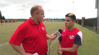 Liberty Mens Soccer Practice Update 92514 [upl. by Annil]