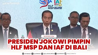 🔴LIVE JOKOWI BUKA DAN PIMPIN HLF MSP dan IAF DI BALI  JCC Network [upl. by Goodyear196]